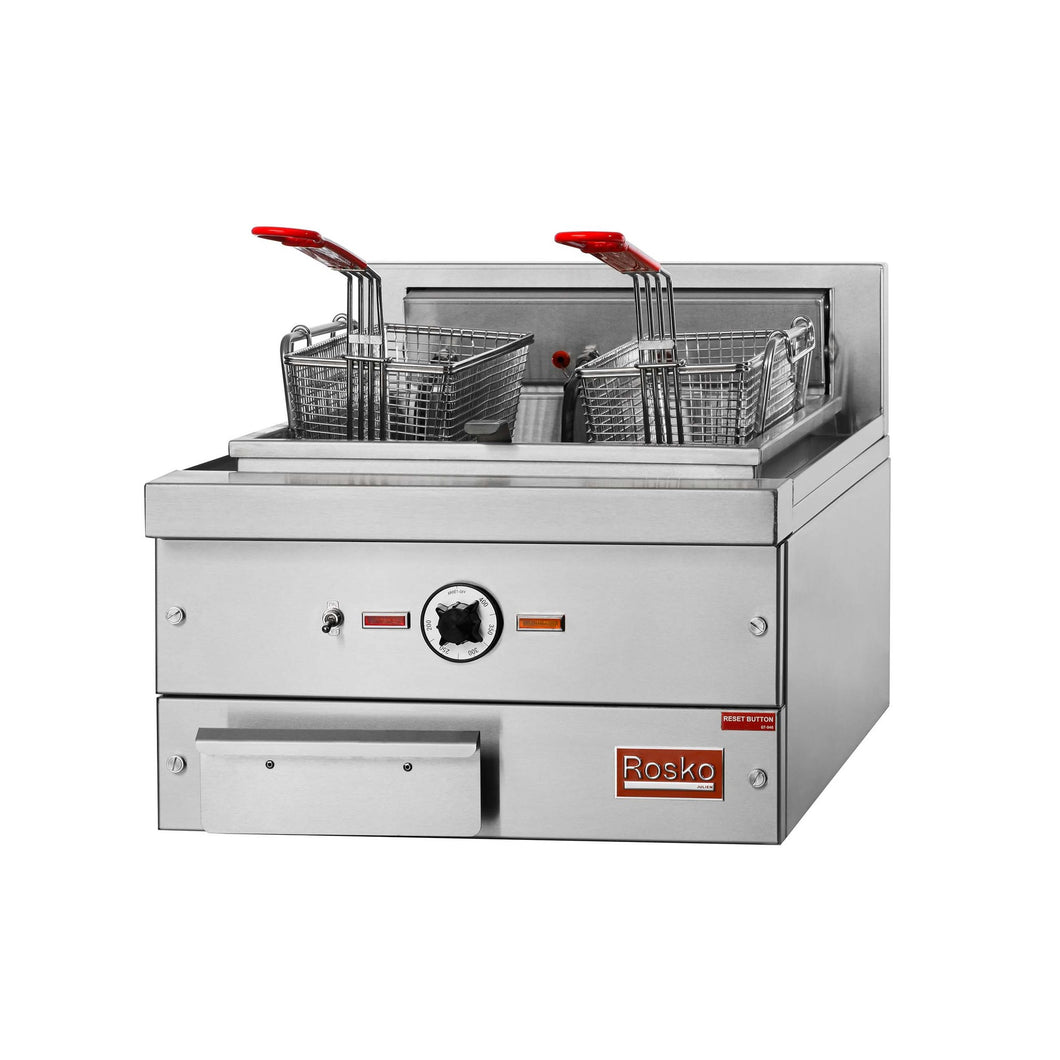 Electric Countertop Fryer, 30 lb, 16 000 W, 208 V