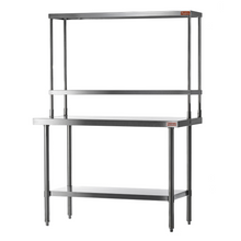 Load image into Gallery viewer, Double Shelf, 36&quot; X 12&quot;, Stainless Steel
